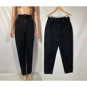 Zara Jeans Black High Rise Size 10 mom jeans barrel jeans bohemian lagenlook